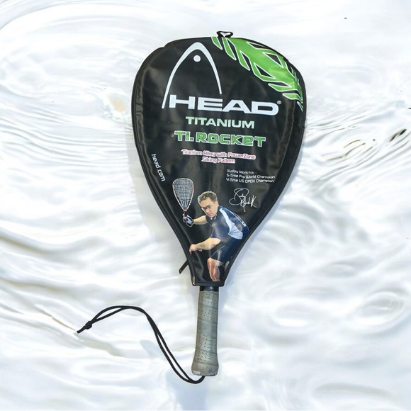 Signature Sudsy Monchik HEAD Racquet Ball Titanium Technology TI Rocket 10”X22” - Picture 2 of 3